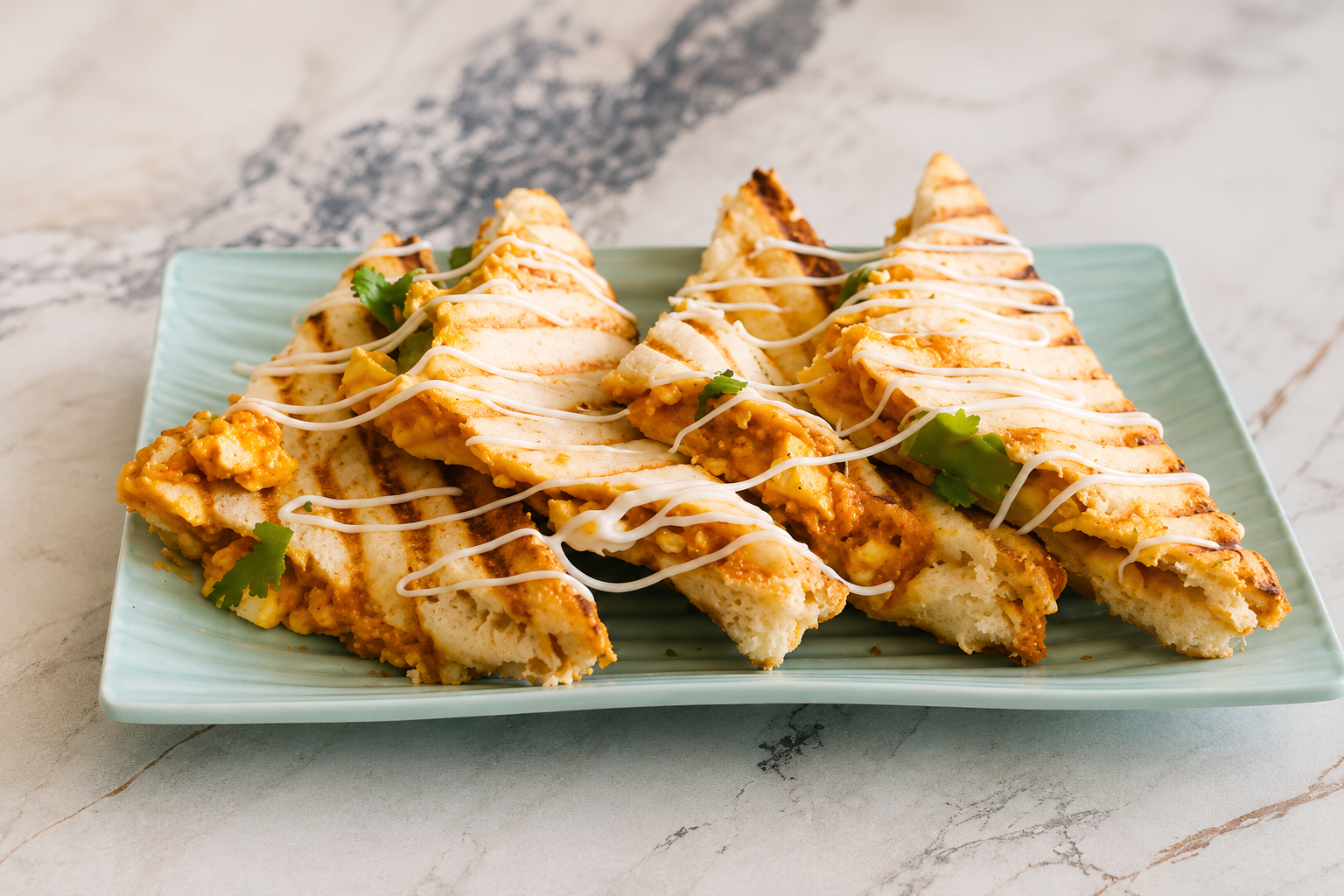 Grilled paneer Tikka Sandwich