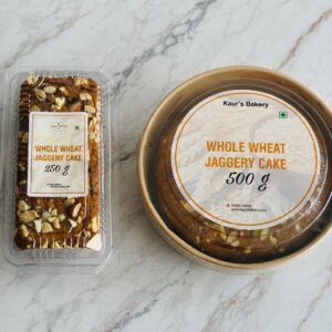 Whole Wheat Jaggery cake
