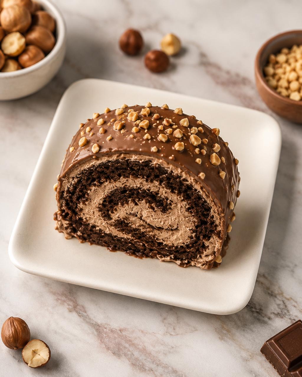 Chocolate Swiss roll