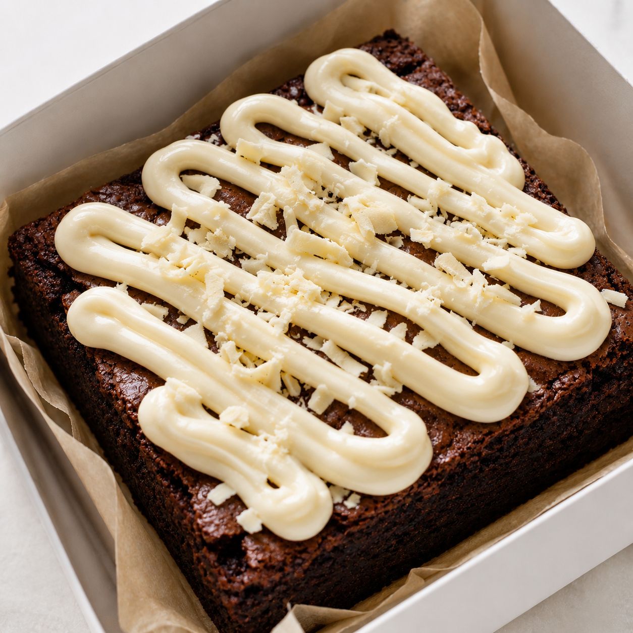 white Chocolate Brownie
