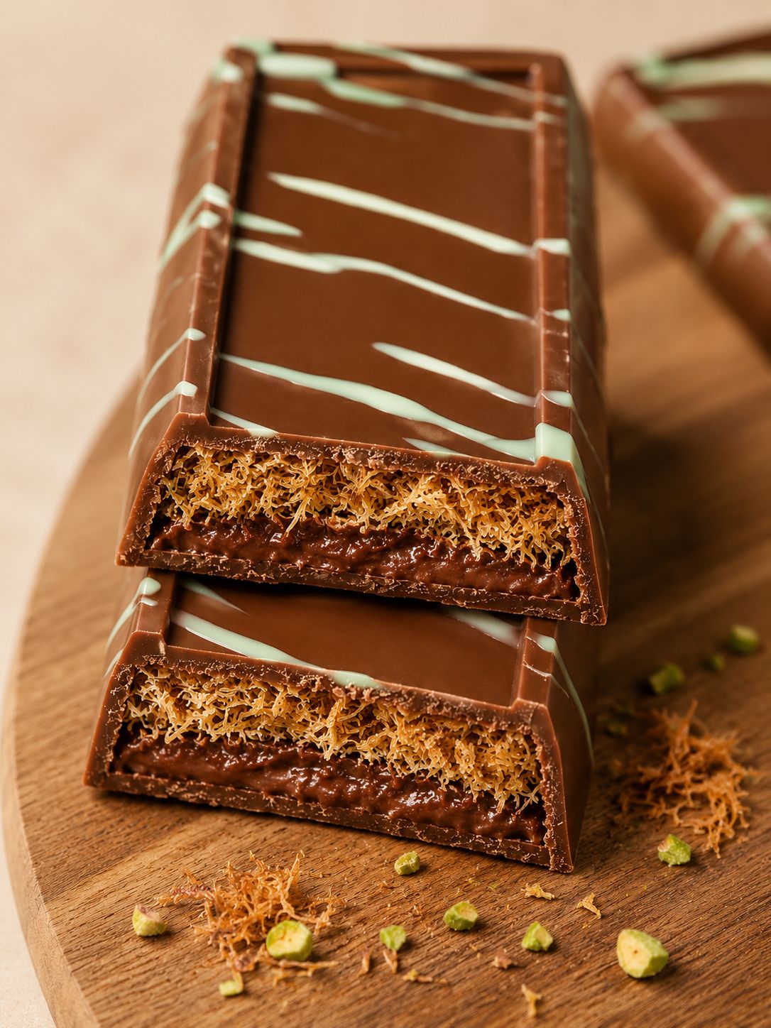 Kunafa chocolate bar