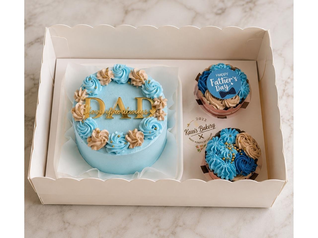 BENTO CAKE +CUPCAKE OPTION 1