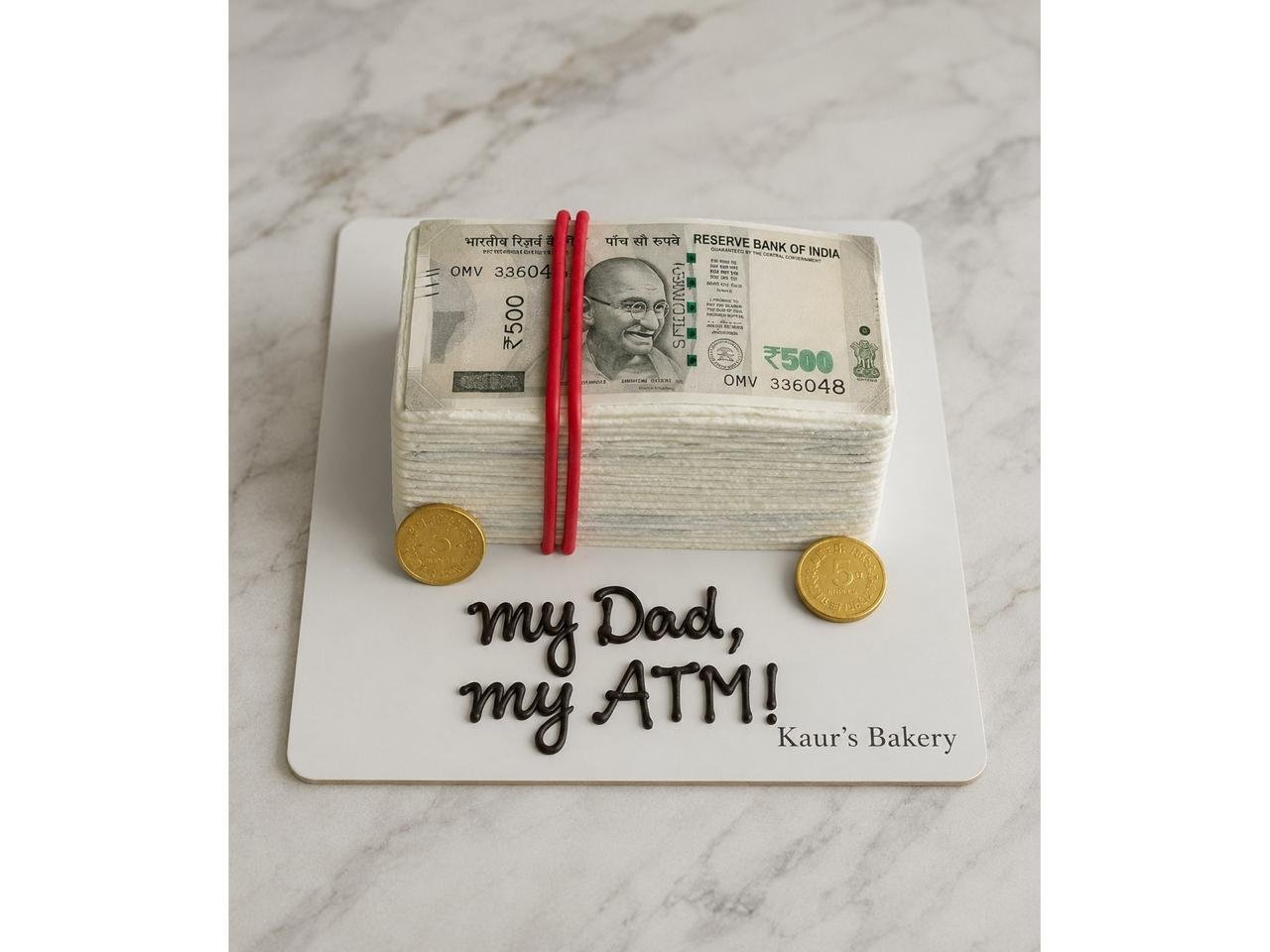 FATHER'S DAY SPECIAL MY DAD,MY ATM CAKE